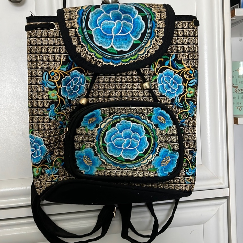 Mexican Embroidered Back pack